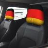 hgnblsip 2 Pack Germany Flag Print Universal Car Headrest Cover Elastic, Cute Stylish Car Seat Head Rest Cover Protector, Interior Front & Rear Seat Headrest Pads Decor for Womens Car SUV Auto view 2