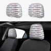 hgnblsip 2 Pack Monorail Train Print Universal Car Headrest Cover Elastic, Cute Stylish Car Seat Head Rest Cover Protector, Interior Front & Rear Seat Headrest Pads Decor for Womens Car SUV Auto view 1