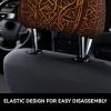 hgnblsip 2 Pack Native American Print Universal Car Headrest Cover Elastic, Cute Stylish Car Seat Head Rest Cover Protector, Interior Front & Rear Seat Headrest Pads Decor for Womens Car SUV Auto view 4