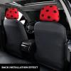 hgnblsip 2 Pack Polka Dot Print Universal Car Headrest Cover Elastic, Cute Stylish Car Seat Head Rest Cover Protector, Interior Front & Rear Seat Headrest Pads Decor for Womens Car SUV Auto view 3