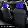 hgnblsip 2 Pack Sky Star Print Universal Car Headrest Cover Elastic, Cute Stylish Car Seat Head Rest Cover Protector, Interior Front & Rear Seat Headrest Pads Decor for Womens Car SUV Auto view 3