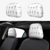 2 Pack Sign Language Alphabet. Print Universal Car Headrest Cover Elastic, Cute Stylish Car Seat Head Rest Cover Protector, Interior Front & Rear Seat Headrest Pads Decor For Womens Car Suv Auto view 1