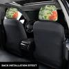 2 Pack Hojas Tropicales Y Flores Print Universal Car Headrest Cover Elastic, Cute Stylish Car Seat Head Rest Cover Protector, Interior Front & Rear Seat Headrest Pads Decor For Womens Car Suv Auto view 3