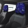 hgnblsip 2 Pack Manta Ray and Fish Print Universal Car Headrest Cover Elastic, Cute Stylish Car Seat Head Rest Cover Protector, Interior Front & Rear Seat Headrest Pads Decor for Womens Car SUV Auto view 2
