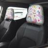 hgnblsip 2 Pack Unicorns Pink Print Universal Car Headrest Cover Elastic, Cute Stylish Car Seat Head Rest Cover Protector, Interior Front & Rear Seat Headrest Pads Decor for Womens Car SUV Auto view 2