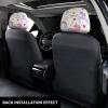 hgnblsip 2 Pack Unicorns Pink Print Universal Car Headrest Cover Elastic, Cute Stylish Car Seat Head Rest Cover Protector, Interior Front & Rear Seat Headrest Pads Decor for Womens Car SUV Auto view 3