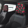 hgnblsip 2 Pack Red Watermelon Print Universal Car Headrest Cover Elastic, Cute Stylish Car Seat Head Rest Cover Protector, Interior Front & Rear Seat Headrest Pads Decor for Womens Car SUV Auto view 2