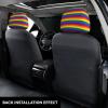 hgnblsip 2 Pack Rainbow Pattern Print Universal Car Headrest Cover Elastic, Cute Stylish Car Seat Head Rest Cover Protector, Interior Front & Rear Seat Headrest Pads Decor for Womens Car SUV Auto view 3