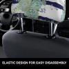 hgnblsip 2 Pack Striped Succulents Print Universal Car Headrest Cover Elastic, Cute Stylish Car Seat Head Rest Cover Protector, Interior Front & Rear Seat Headrest Pads Decor for Womens Car SUV Auto view 4