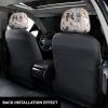 hgnblsip 2 Pack Oodles of Poodles Print Universal Car Headrest Cover Elastic, Cute Stylish Car Seat Head Rest Cover Protector, Interior Front & Rear Seat Headrest Pads Decor for Womens Car SUV Auto view 3