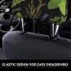 2 Pack Basil Thyme Dill & Rosemary Print Universal Car Headrest Cover Elastic, Cute Stylish Car Seat Head Rest Cover Protector, Interior Front & Rear Seat Headrest Pads Decor For Womens Car Suv Auto view 4
