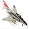 ALHROEUO Miniature Scale 1 72 for US F-4J Fighter Alloy Finished Aircraft Model Die-cast Military Flying Toy Game Kits view 1