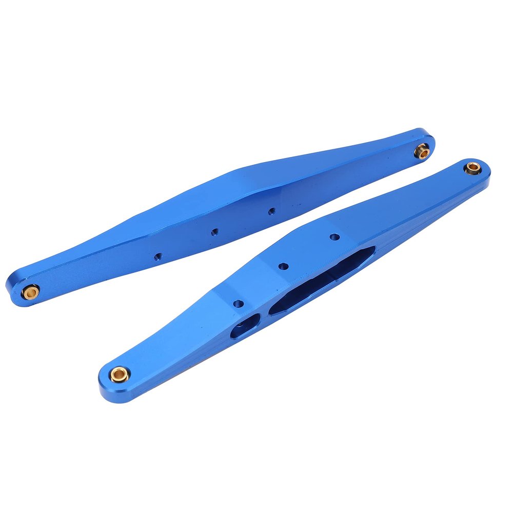 2pcs Rear Trailing Suspension Rod Upgraded Parts Bike Link Rod for LOSI Baja Rey 2.0 V2 1/10 (Blue)