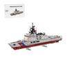 KAROYD MOC-229602 Military Patrol Ship Building Block Set(1103PCS), Detailed Naval Ship Kit for Adults Collectors Display view 1