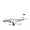 ALHROEUO Miniature Scale 1/400 for Russian Government Business Jet Tu204-300 Passenger Plane Model Alloy Static Aircraft Flying Toy Game Kits view 3