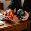 3D Printed Twisty Skull Fidget Toy, 3D Printed Skeleton, Rotating Clicker Fidget, Skull Sensory Toy for Stress Relief, Pocket Quiet Desk Fidget, Halloween Gothic Novelty Gift view 4