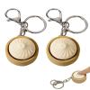 2 Pack Dumpling Keyboard Fidget Toy, Portable Button Clicker Keychain for Adult Stress Relief for Office Desk & Backpack, Funny Gift for Friend view 1
