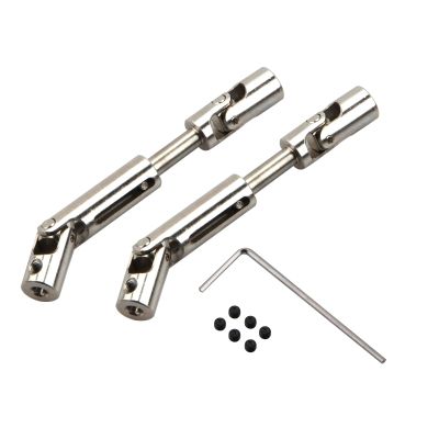2PCS Steel Drive Shaft CVD for WPL C24, C24K, C34, C34K, C44, C44K RC Car Truck Steering System US