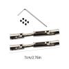 2PCS Steel Drive Shaft CVD for WPL C24, C24K, C34, C34K, C44, C44K RC Car Truck Steering System US view 4