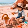 Beach Spilling Sand Funnel, Adult Sand Castle Building Kit for Adults, Spilling Funnel SandToy, Sands and Water Mixing Toy, Sands Beach Sifting Funnels Toys for for Adults Creations (Red-1PC) view 2