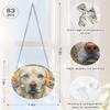 Hithespo Acrylic Puzzles Suncatcher Window Hanging,Sun Catcher Acrylic Puzzle Decoration for Women Men, DIY Suncatcher Kits for Adults Home Decor (Stone Dog, S) view 2