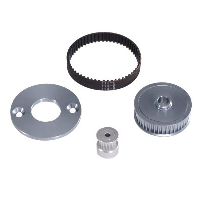 RC Car Accessories For Tamiya For TT02 For TT-02 1/10 Low Noise Belt Drive 16T 40T Transmission Gears System DIY Modify Upgrade Parts RC Car(Titanium)