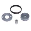 RC Car Accessories For Tamiya For TT02 For TT-02 1/10 Low Noise Belt Drive 16T 40T Transmission Gears System DIY Modify Upgrade Parts RC Car(Titanium) view 1