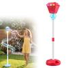 Standing Bubble Machine, 2026 New Street Lamp Bubble Tower with Lights, Rechargeable, Adjustable Height Street Light for Outdoor Garden, Patio, Wedding, Party and Event Decor (Red) view 1