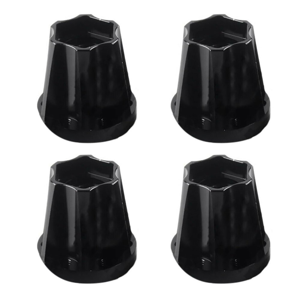 RC Crawlers Models For SCX10 90046 For Tamiya 1/10 4pcs 12MM Metal Wheel Hex Hub Thickness 7-12mm RC Car Model Accessory Replace Modified(Black,22mm)
