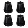 RC Crawlers Models For SCX10 90046 For Tamiya 1/10 4pcs 12MM Metal Wheel Hex Hub Thickness 7-12mm RC Car Model Accessory Replace Modified(Black,22mm) view 1