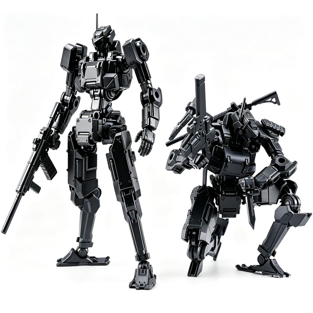 Sheik Mainland Fenrir Articulated Mecha Model Kit, 1/18 Scale, 2 Pack