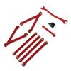 RC Replacement Parts for FMS for FCX24 1/24 for Camel Cup Metal for Chassis Links Pull Rods and Steering Rods Set RC Crawler Car Upgrade Parts Accessories(Red) view 2