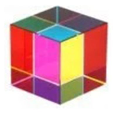 Optical Glass Lens Color Cube Crystal Prism Decoration Home Ornament for Learning