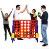 Pemberly Row 4-To-Score Giant Connect Game, 47.5 in Long, Durable Red Plastic, Lightweight Portable Design, Interactive Kids and Adults Game for Parties, Barbecues or Indoor Play view 2