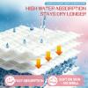 Pet Diapers, Goat Diapers for Females,M Waist Size 28-48/10 Pieces All-Absorb Disposable Secure Fit, Breathable Absorbency, Leak Guard, Cute Patterns, Stays Dry Longer, Goats to Move Freely Indoors view 3