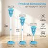 Remote Control Streetlight Bubble Machine, 2026 New Street Lamp Bubble Machine, Rechargeable, Adjustable Height, for Outdoor Garden, Patio, Wedding, Party and Event Decor (B-Green) view 2