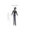 1 Pcs The Freak Circus Anime Twistable Figure Pierrot Soft Figure Fully Shapeable with Internal Skeleton Poseable Funny Creative Animals Hug Pillow Decor Gifts view 3