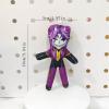 2 Pcs The Freak Circus Anime Twistable Figure Pierrot Soft Figure Fully Shapeable with Internal Skeleton Poseable Funny Creative Animals Hug Pillow Decor Gifts view 3