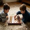 12in Foldable Wooden Chess Set, Portable Travel Chess Board Game with Built-in Storage Slots, Standard Staunton Solid Wood Chess Pieces, Educational Strategy Board Game for Adults KidsNon-Magnetic view 3