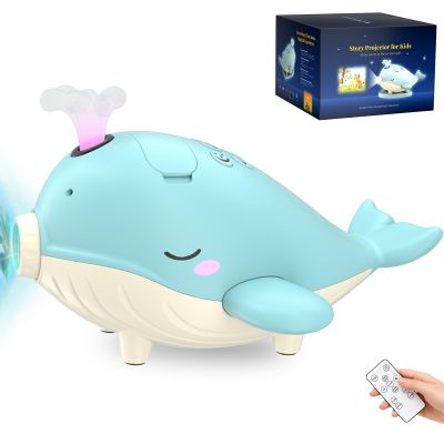 Kids Story Projector for Ages 3-7 with 30 Story Cards,Screen-Free Storytelling Device with Remote, Adjustable Stand, Portable Rechargeable, 160+ Audio Tracks, Gift for Boys & Girls