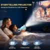 Kids Story Projector for Ages 3-7 with 30 Story Cards,Screen-Free Storytelling Device with Remote, Adjustable Stand, Portable Rechargeable, 160+ Audio Tracks, Gift for Boys & Girls view 2