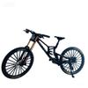 Die-Cast Alloy Mountain Bike Model, 1:10 Scale Downhill Bicycle Toy, Desktop Decoration Collectible, for Cycling Lovers, Boys and Girls Ages 8 and Up (black-35) view 1