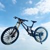 Die-Cast Alloy Mountain Bike Model, 1:10 Scale Downhill Bicycle Toy, Desktop Decoration Collectible, for Cycling Lovers, Boys and Girls Ages 8 and Up (black-35) view 4