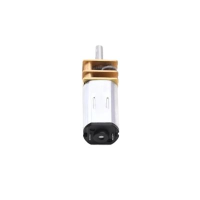 12GA-N30 Micro Gearbox Motor 3V6V12V Metal Gear Low Speed Adjustable(2000 RPM,3V)