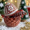 3D Print Cute Nerd Gingerbread Dragon + Dragon Egg Model Plastic Ornament Desktop Decoration Sculpture Ornaments Festival Gifts view 1