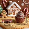 3D Print Cute Nerd Gingerbread Dragon + Dragon Egg Model Plastic Ornament Desktop Decoration Sculpture Ornaments Festival Gifts view 2