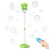 Automatic Bubble Machine, Rechargeable Bubble Maker with Lights and Music, 3-Level Adjustable Heights Bubble Wand for Adult Outdoor Party Birthday Wedding (Green) view 1
