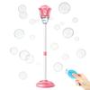 Street Lamp Bubble Machine, 2026 New Automatic Bubble Machine Stand with Light Music, Adjustable Standing Bubble Maker Blower Torch-Shaped for Outdoor Party Birthday Wedding (Pink) view 1