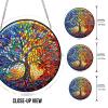Acrylic Jigsaw Puzzle Suncatcher, Brilliant Tree of Life Stained Glass Style Puzzle for Adults, DIY Sun Catchers Indoor Window, Home Decor, Creative Gift for Mothers Day, Birthday, Mom, Grandma-L view 4