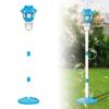 2026 New 47" Rechargeable Automatic Bubble Maker with Light and Music for Outdoor, Adjustable Height Stand with Detachable Wand, Bubble Solution Included for Party (Blue) view 1